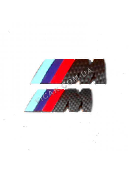 Наклейка М - карбон